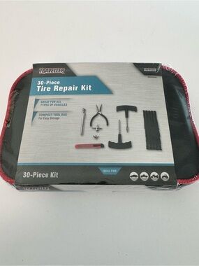 Traveller 30-Piece Tire Repair Kit - Sealed in plastic